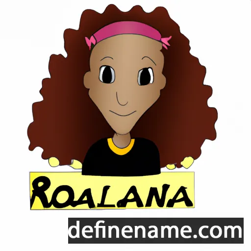 cartoon of the name Roxalana