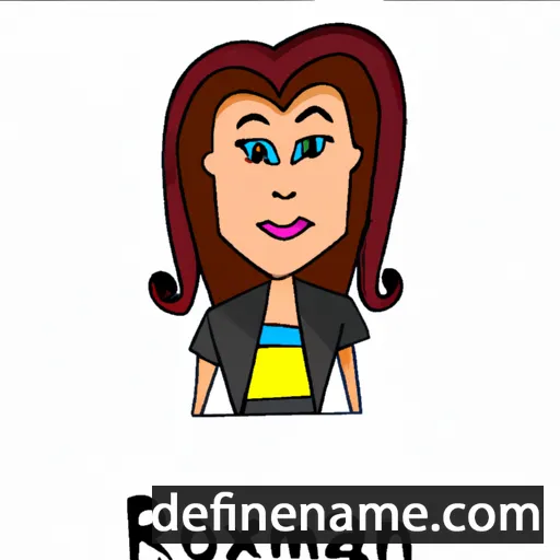 cartoon of the name Roxann