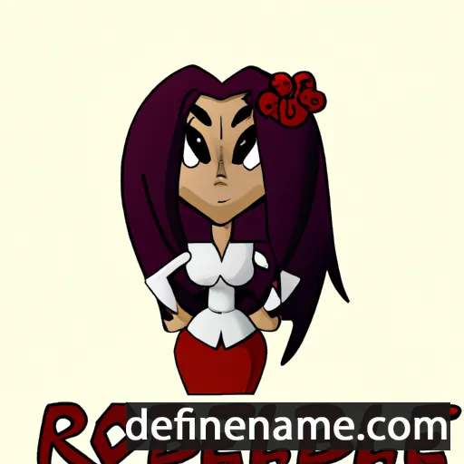 cartoon of the name Roxibel