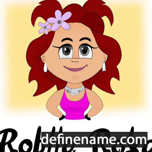 cartoon of the name Roxibella