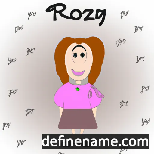 cartoon of the name Rožytė