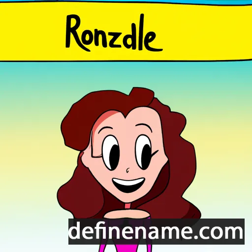 cartoon of the name Rozalindë