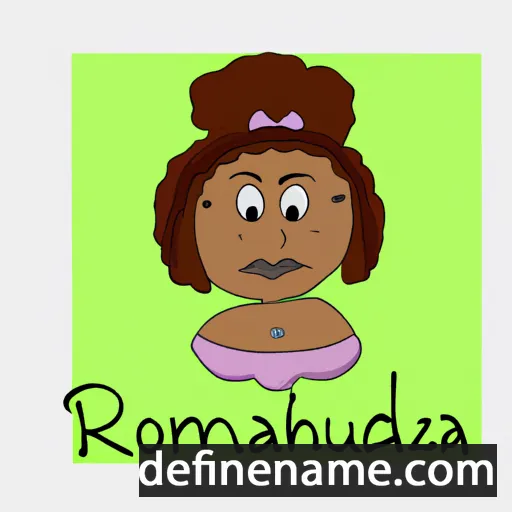 cartoon of the name Rozamunda