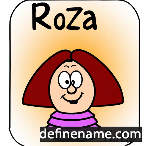 Rozeta cartoon