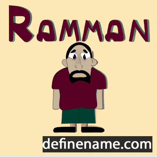 Rraman cartoon