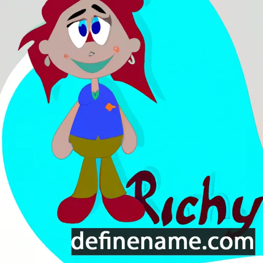 cartoon of the name Ruchy