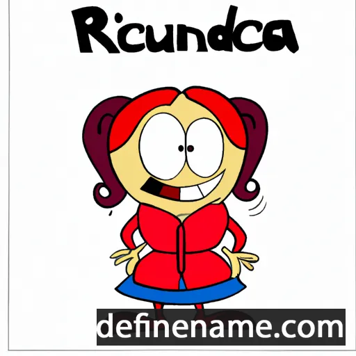 cartoon of the name Rudecinda