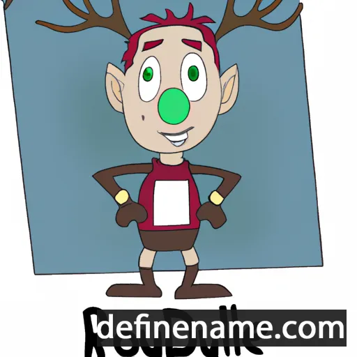 cartoon of the name Rudolphe