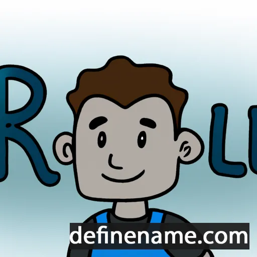 cartoon of the name Ruel