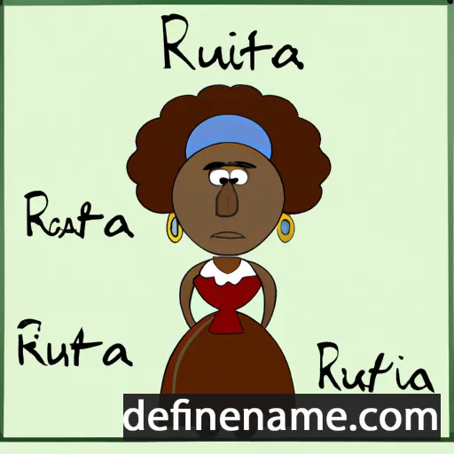 cartoon of the name Ruffina