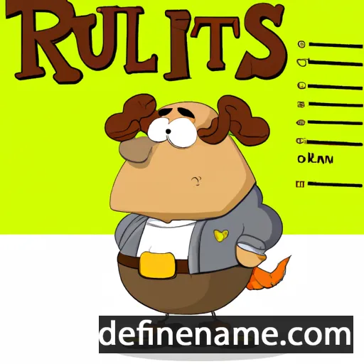 cartoon of the name Ruffinus