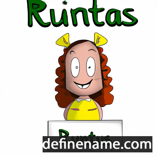 cartoon of the name Rufinas