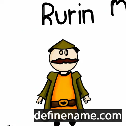 cartoon of the name Rufinian