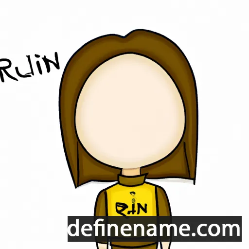 cartoon of the name Rui-lin