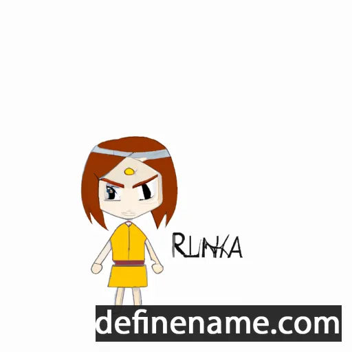 cartoon of the name Rukana