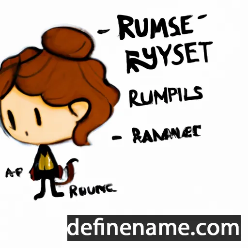 cartoon of the name Rumeysa