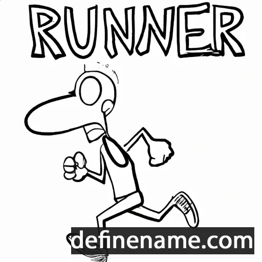 cartoon of the name Runer