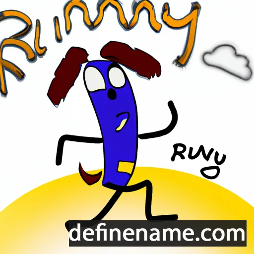 Runný cartoon