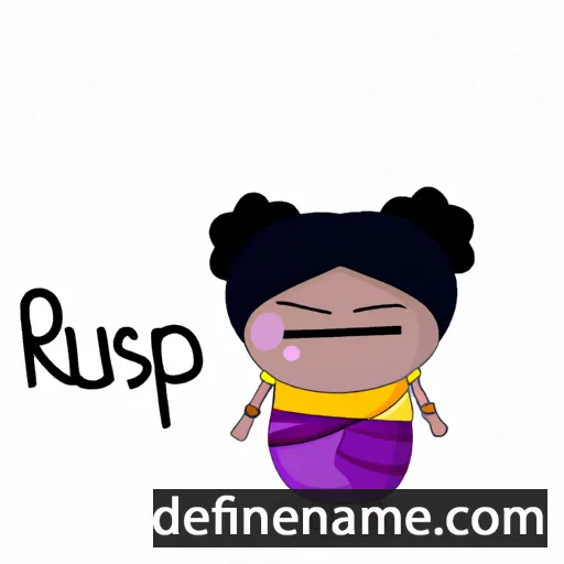 cartoon of the name Rupasi