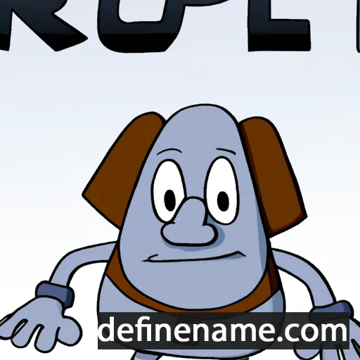 cartoon of the name Rupe