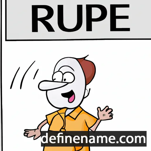 Rupee cartoon