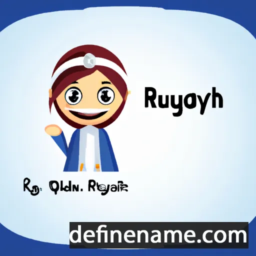 cartoon of the name Ruqayyat