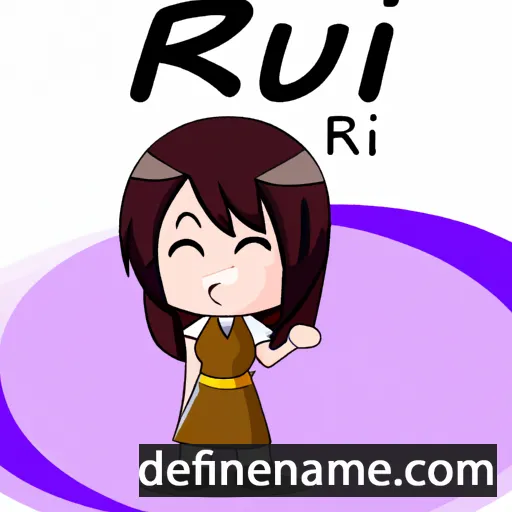 cartoon of the name Ruri