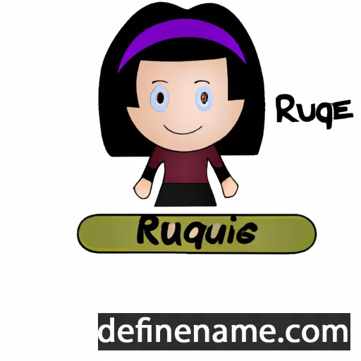 cartoon of the name Rurique