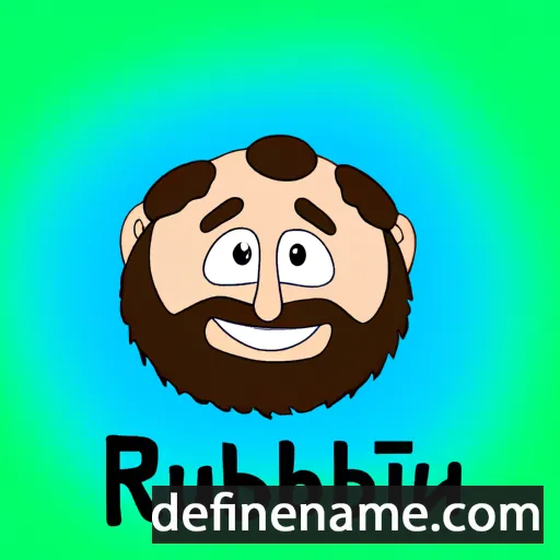 cartoon of the name Rusbin