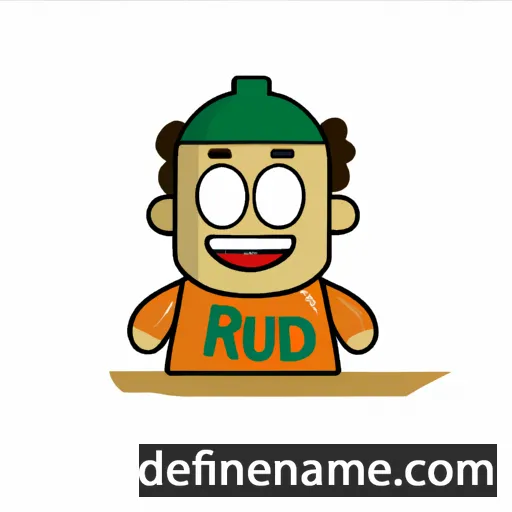 cartoon of the name Rusdi