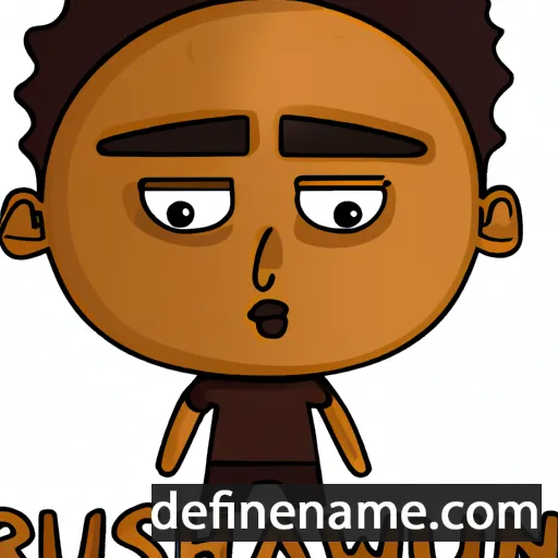 Rushawn cartoon