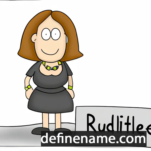 cartoon of the name Ruthilde