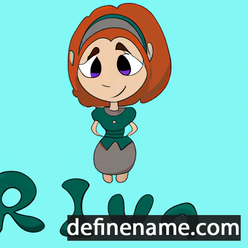 cartoon of the name Ruva