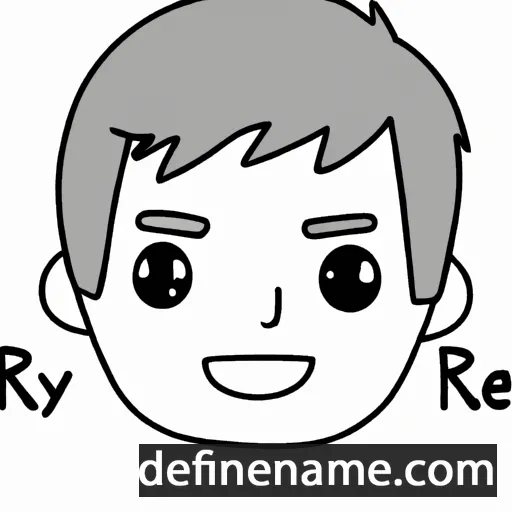 cartoon of the name Ryanlee