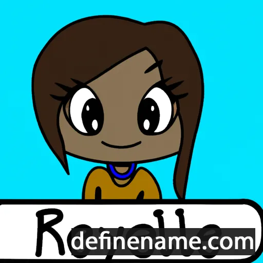 cartoon of the name Ryelle