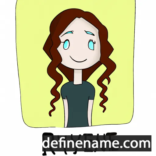 cartoon of the name Ryenne