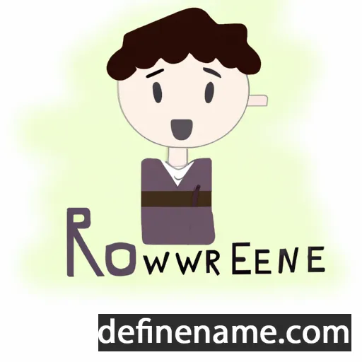 cartoon of the name Ryeo-wook