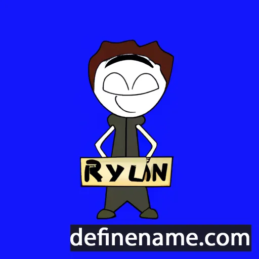 cartoon of the name Rylin