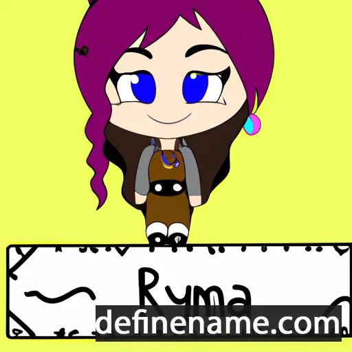 cartoon of the name Rynna