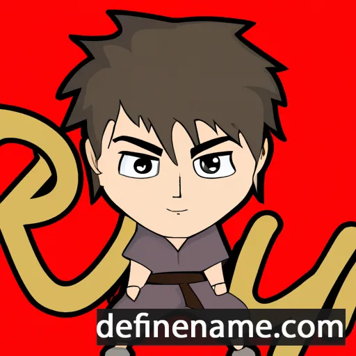 cartoon of the name Ryu