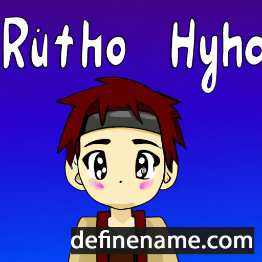 cartoon of the name Ryuhito