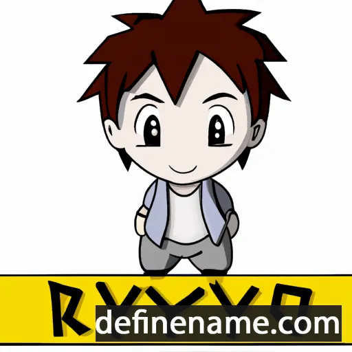 Ryujiro cartoon