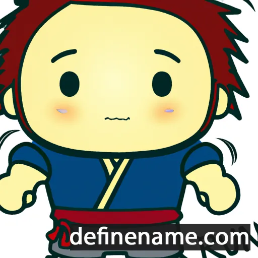 cartoon of the name Ryunosuke