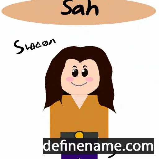 cartoon of the name Şah