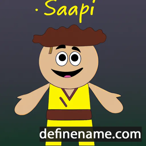 cartoon of the name Şahap