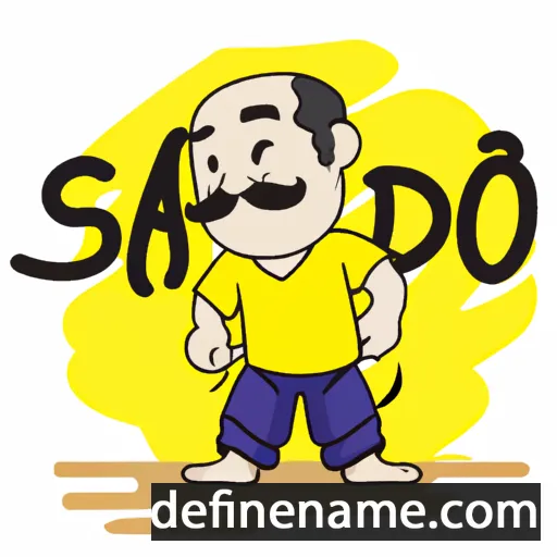 cartoon of the name Sa-do