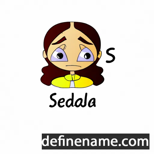 cartoon of the name Sadella