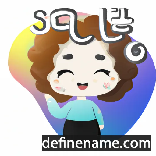 cartoon of the name Sae-byeol