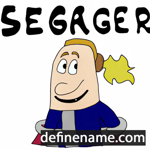 cartoon of the name Sæborg