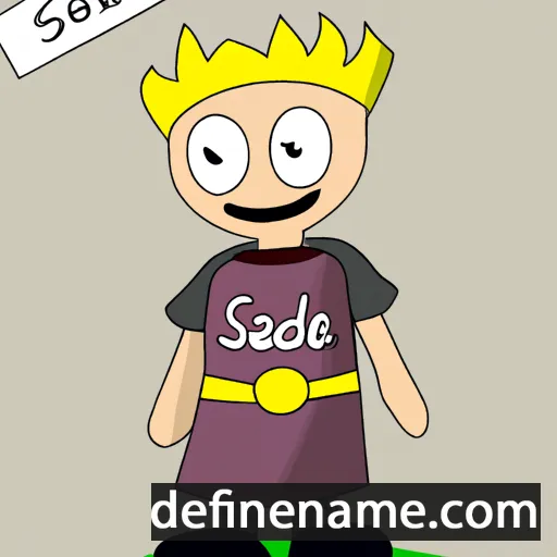 cartoon of the name Sædís